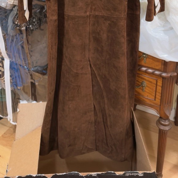 Alexa Chung for Madewell Double-Breasted Blazer Overcoat in Suede - Size 2 - Picture 8 of 8